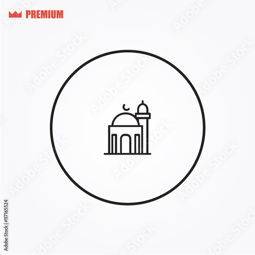 Mosque vector icon