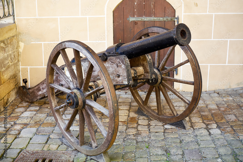 Kanone aus dem 18. Jahrhundert