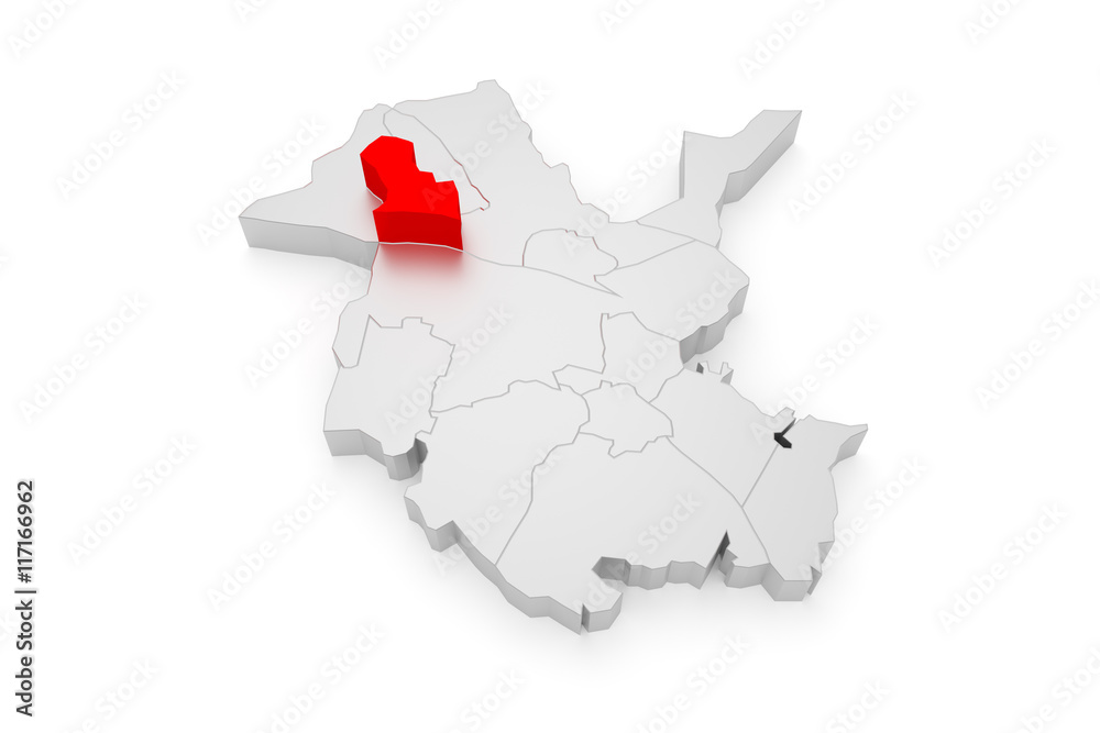 Fototapeta premium Marquadt, Potsdam Bezirke 3D