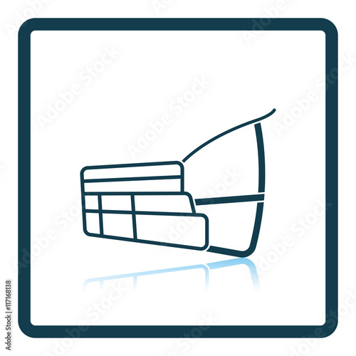 Dog muzzle icon