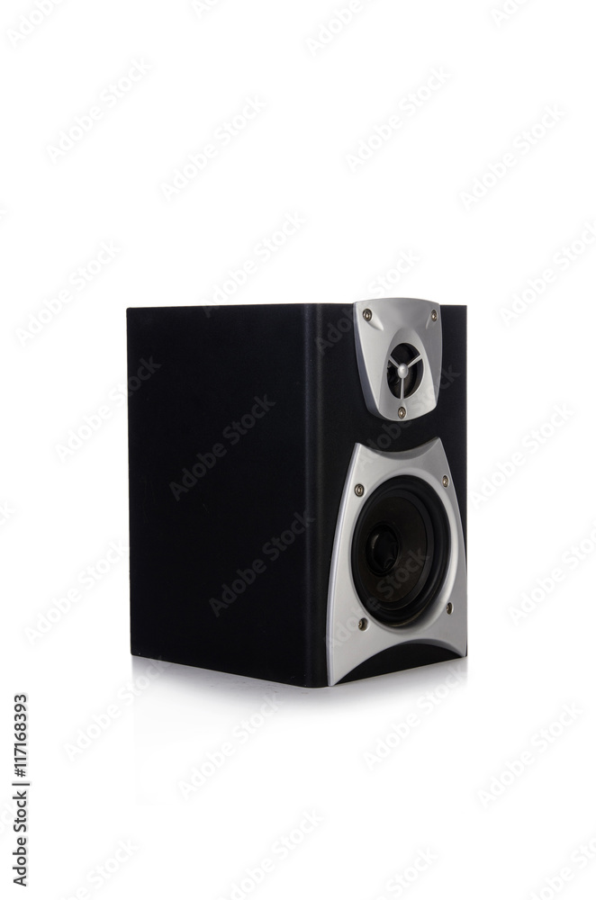 Sound audio speaker isolated on white background Sound audio speaker isolated on white background