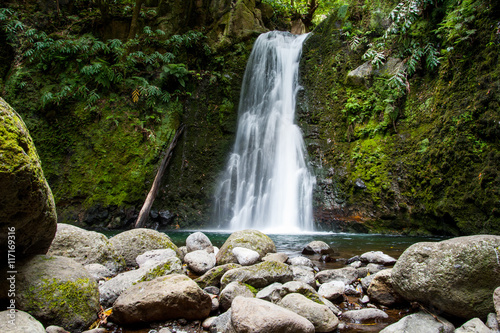 Beautiful scenery from the Ribeira do Faial da Terra Waterfall