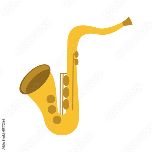 saxophone musical instrument icon
