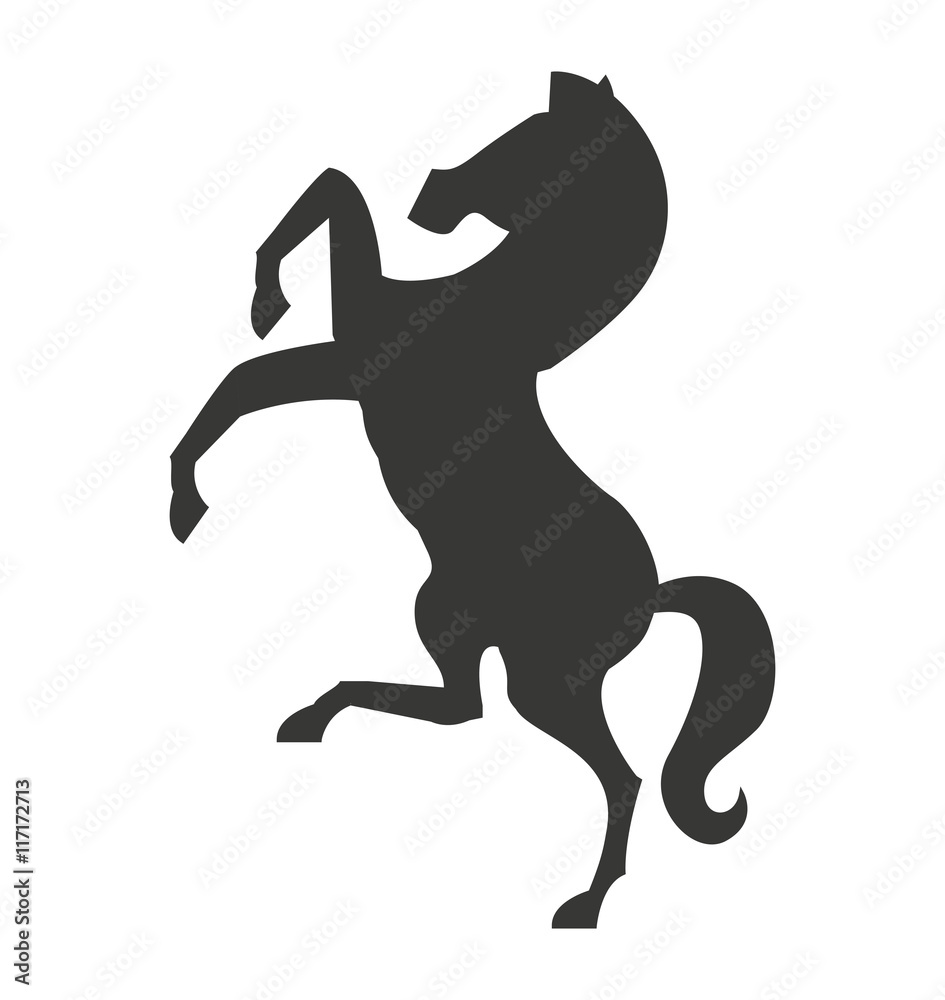 horse animal equine icon