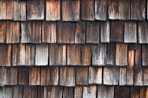 Old wooden background with vertical tile