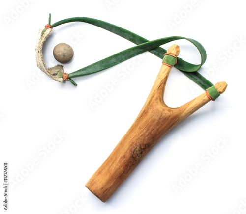 catapult  on white background