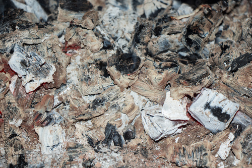 Burning coals