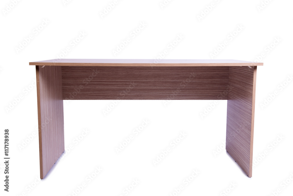 Computer home desk isolated on the white background Computer home desk isolated on the white background