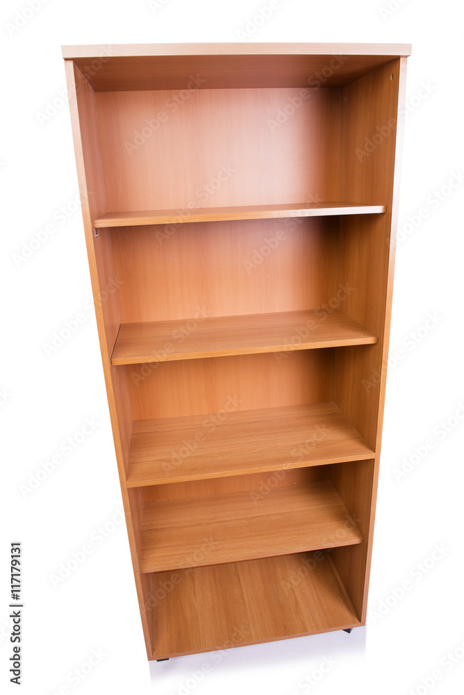 Office cabinet shelf isolated on white background Office cabinet shelf isolated on white background