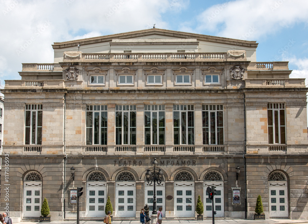 Fototapeta premium Teatro Campoamor de Oviedo Spanien Nordspanien Asturien (Asturias) Opernhaus