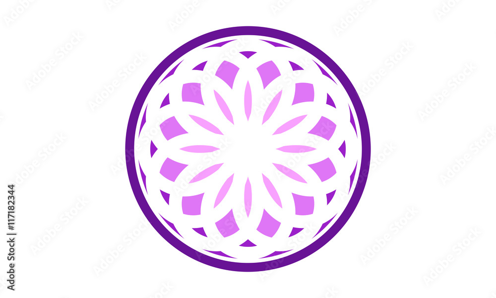 Circle Geometric Ornament Decoration Logo Circle Geometric Ornament Decoration Logo