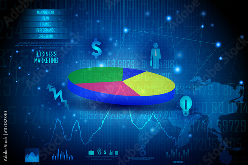 Business Financial Graph Chart Diagram