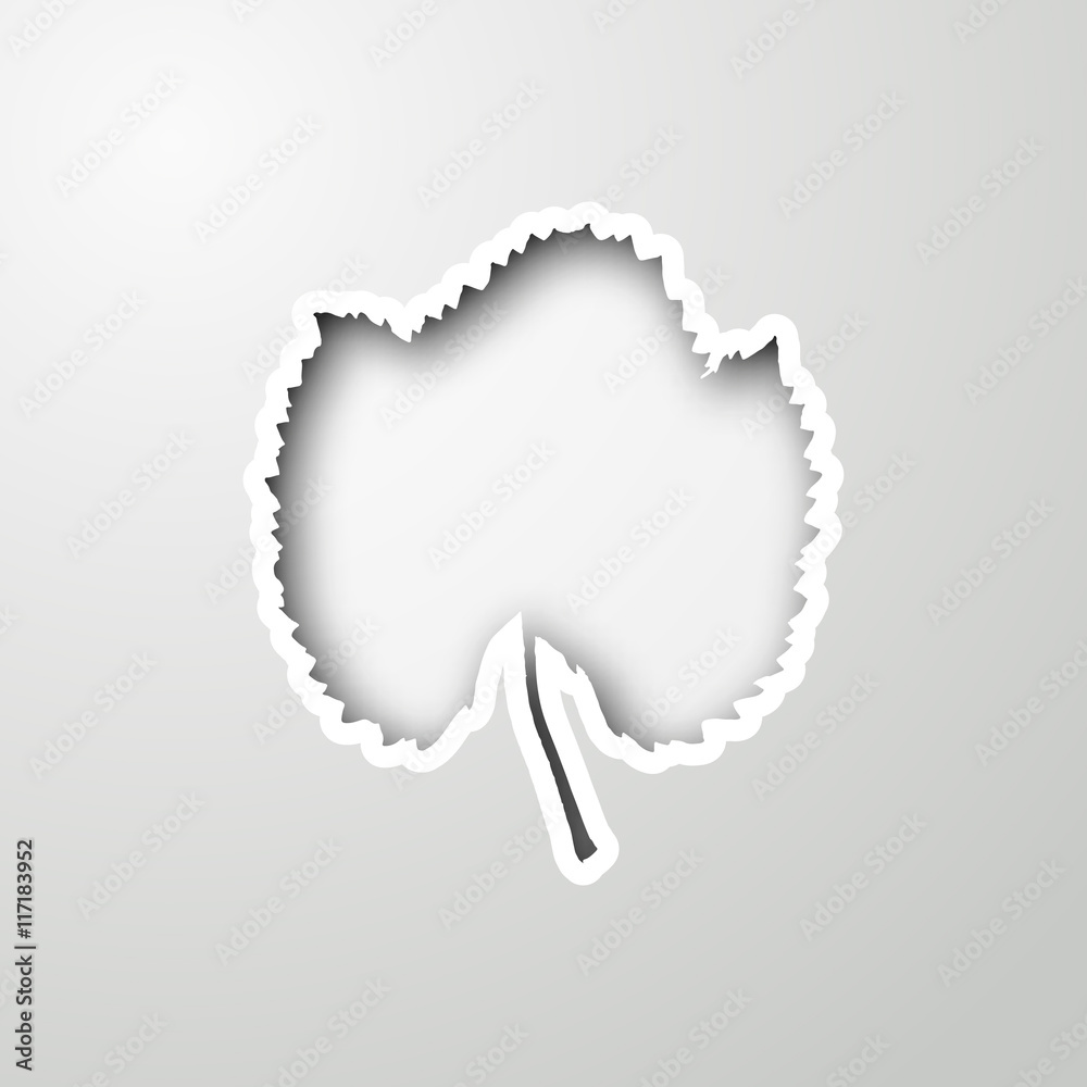 Background with leaf of paper Background with leaf of paper