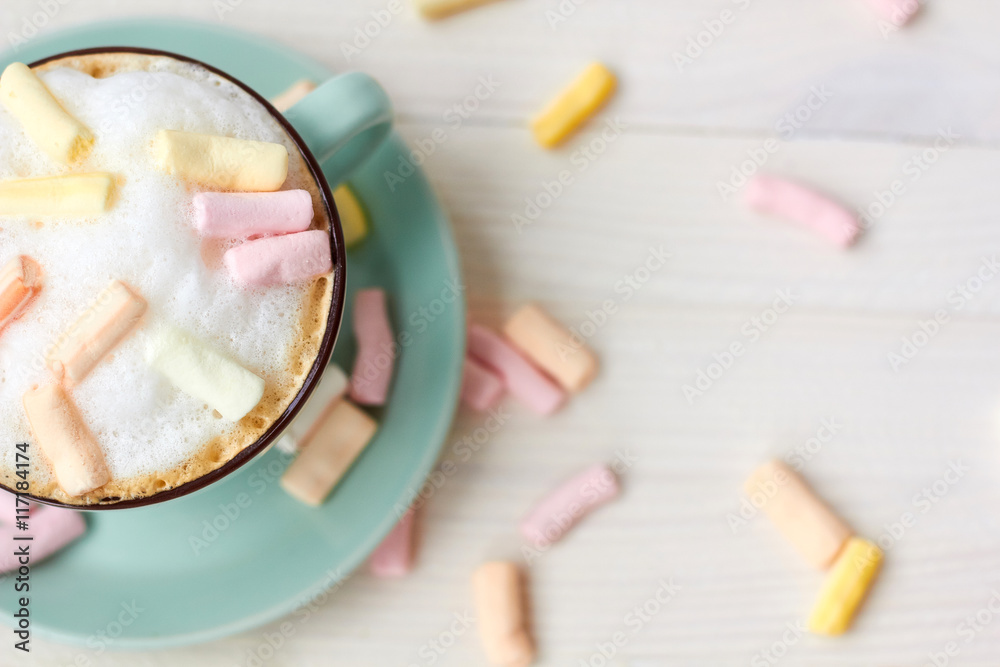 coffee with marshmallows coffee with marshmallows