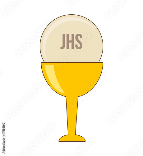 cup gold chalice first communion icon