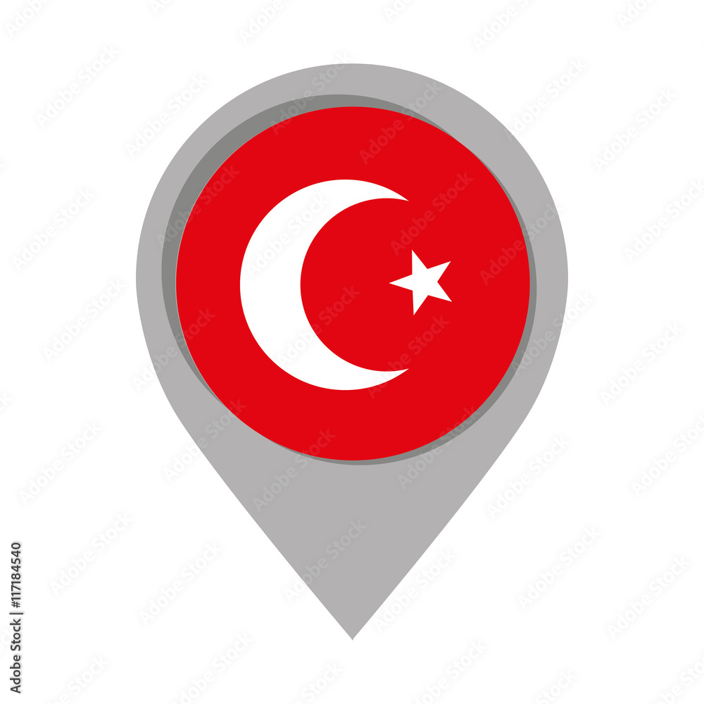 turkey pin pointer mark flag language icon turkey pin pointer mark flag language icon