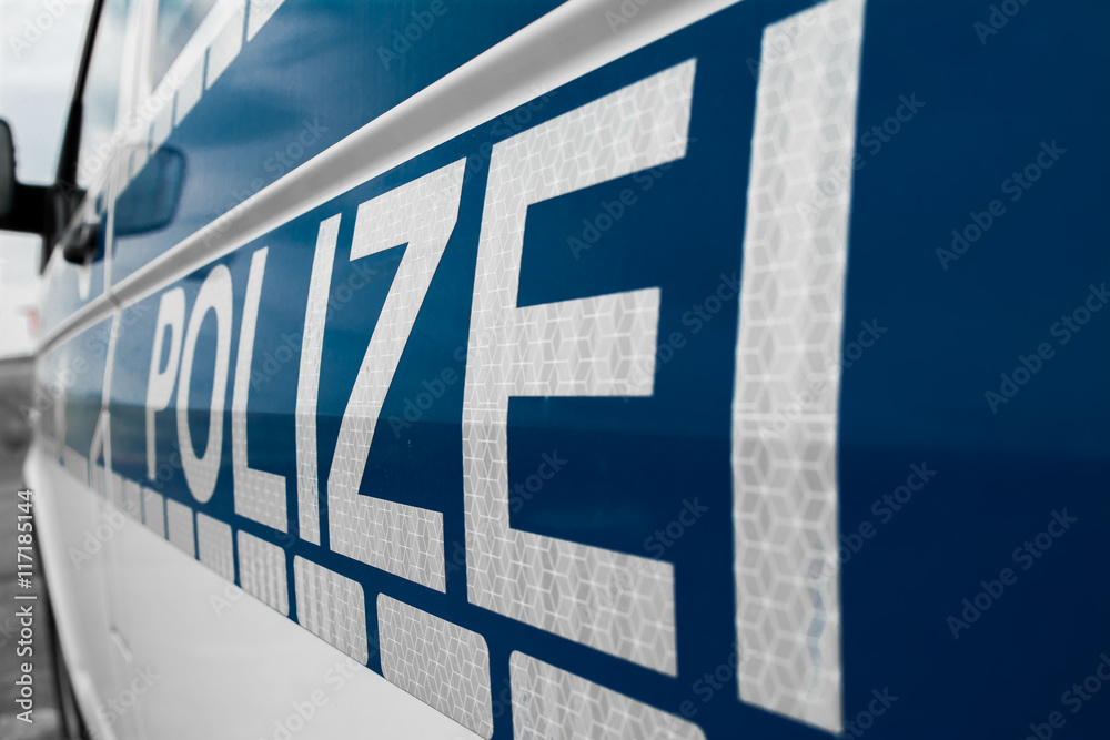 Fototapeta premium Napis policji