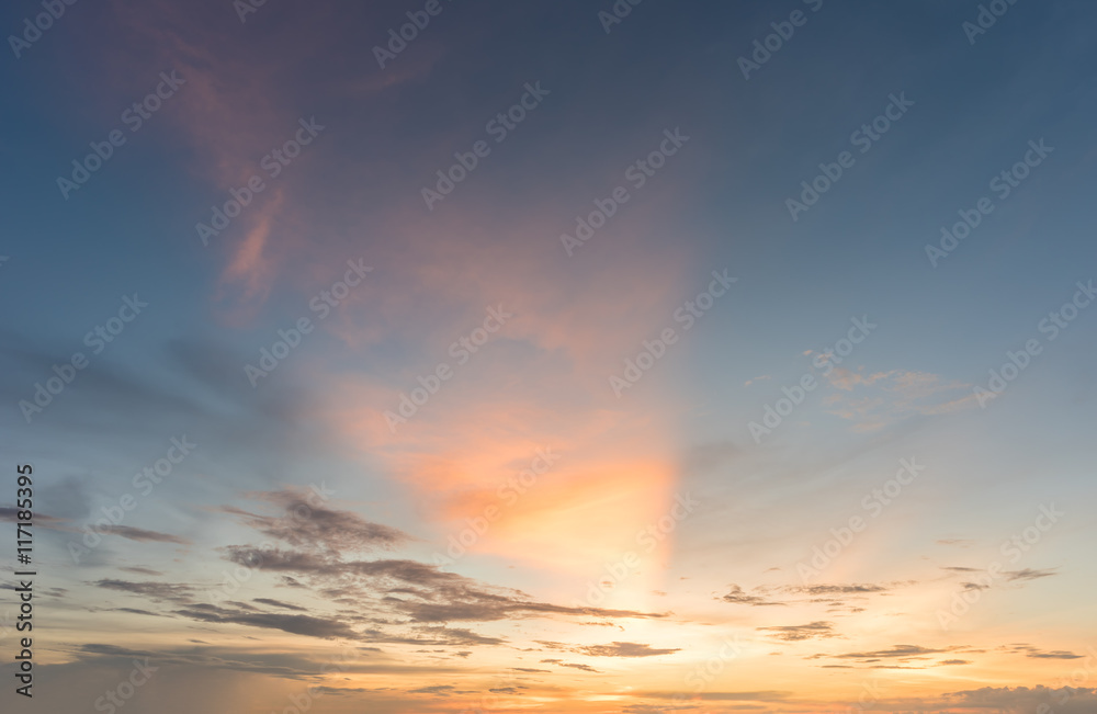 Fototapeta premium sky sunset background