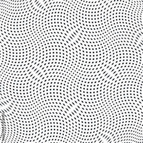 Op art, moire pattern. Relaxing hypnotic background with geometr
