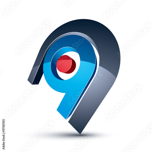 Free Download 3d unusual company idea design element, abstract vector geometri - GFXLoad