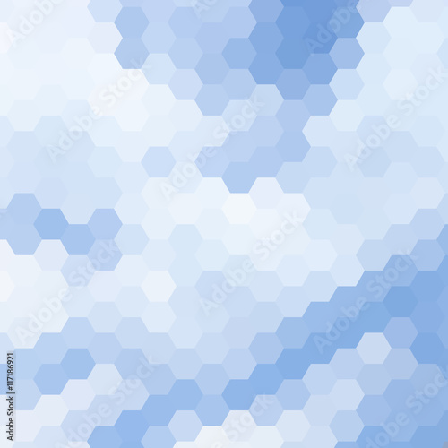 Abstract colorful background of hexagons