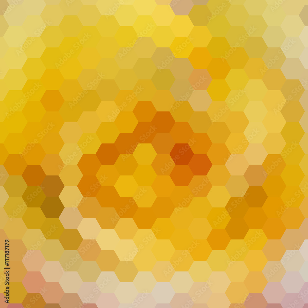Abstract colorful background of hexagons Abstract colorful background of hexagons