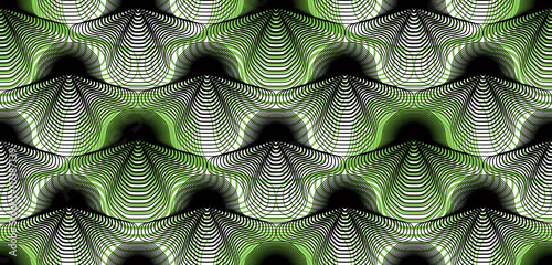 Geometric colorful stripy o...