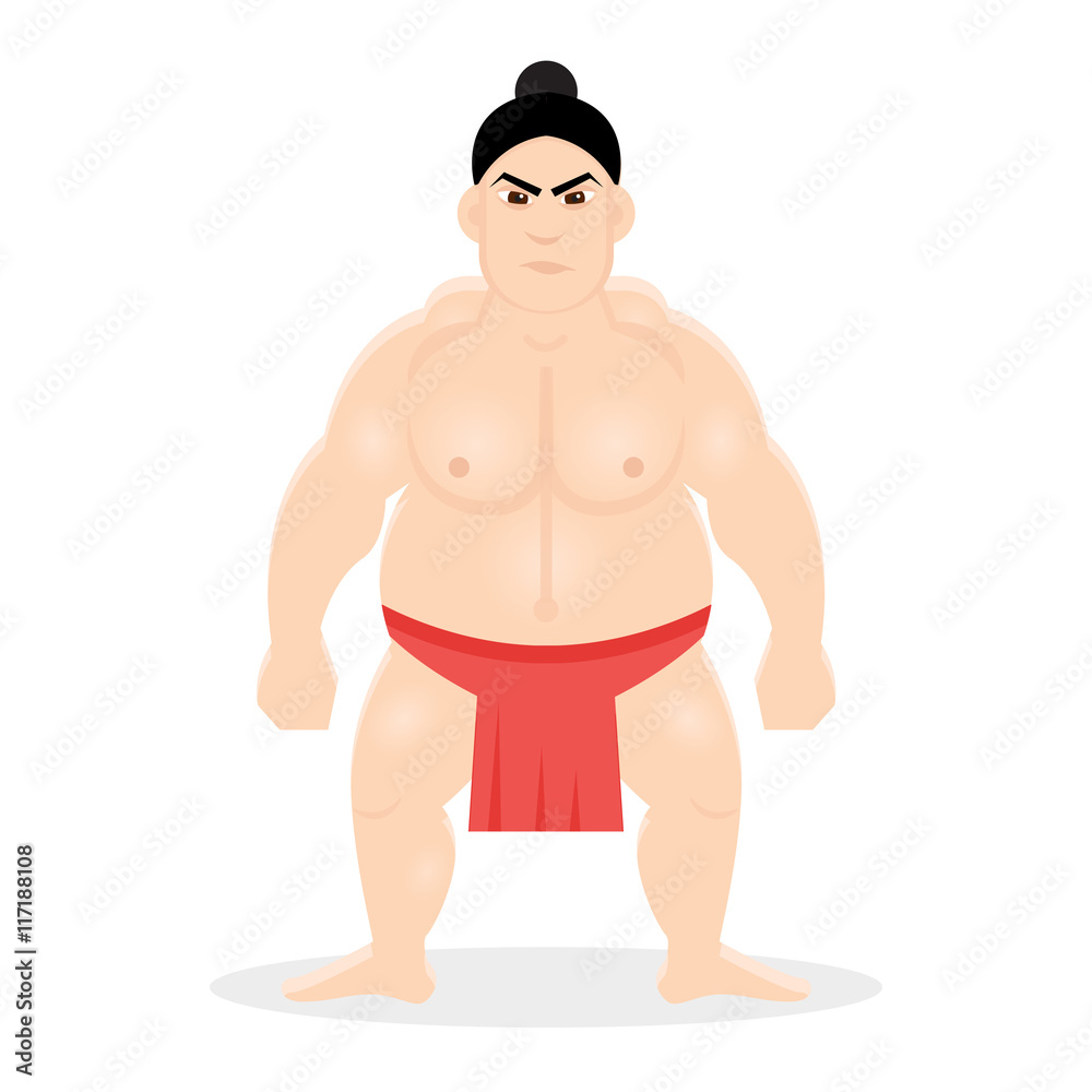 Fototapeta premium Sumo japanese wrestler