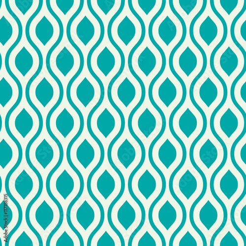 Vector seamless pattern, graphic geometric wrapping paper made u