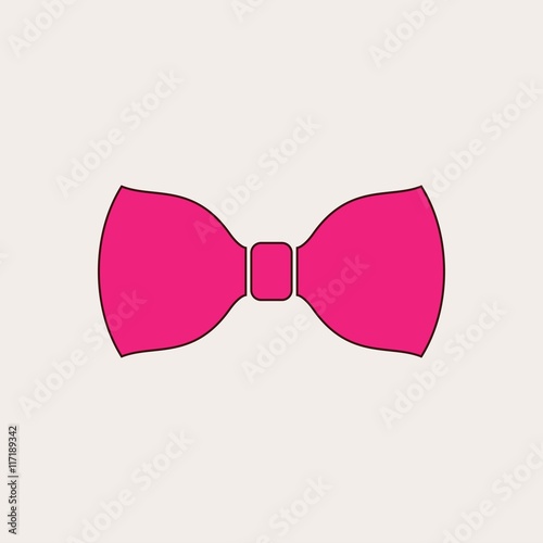 Necktie vector icon.