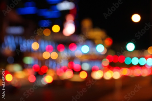 Night city blur - Las Vegas