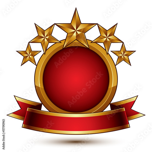 Vector glamorous round elem...