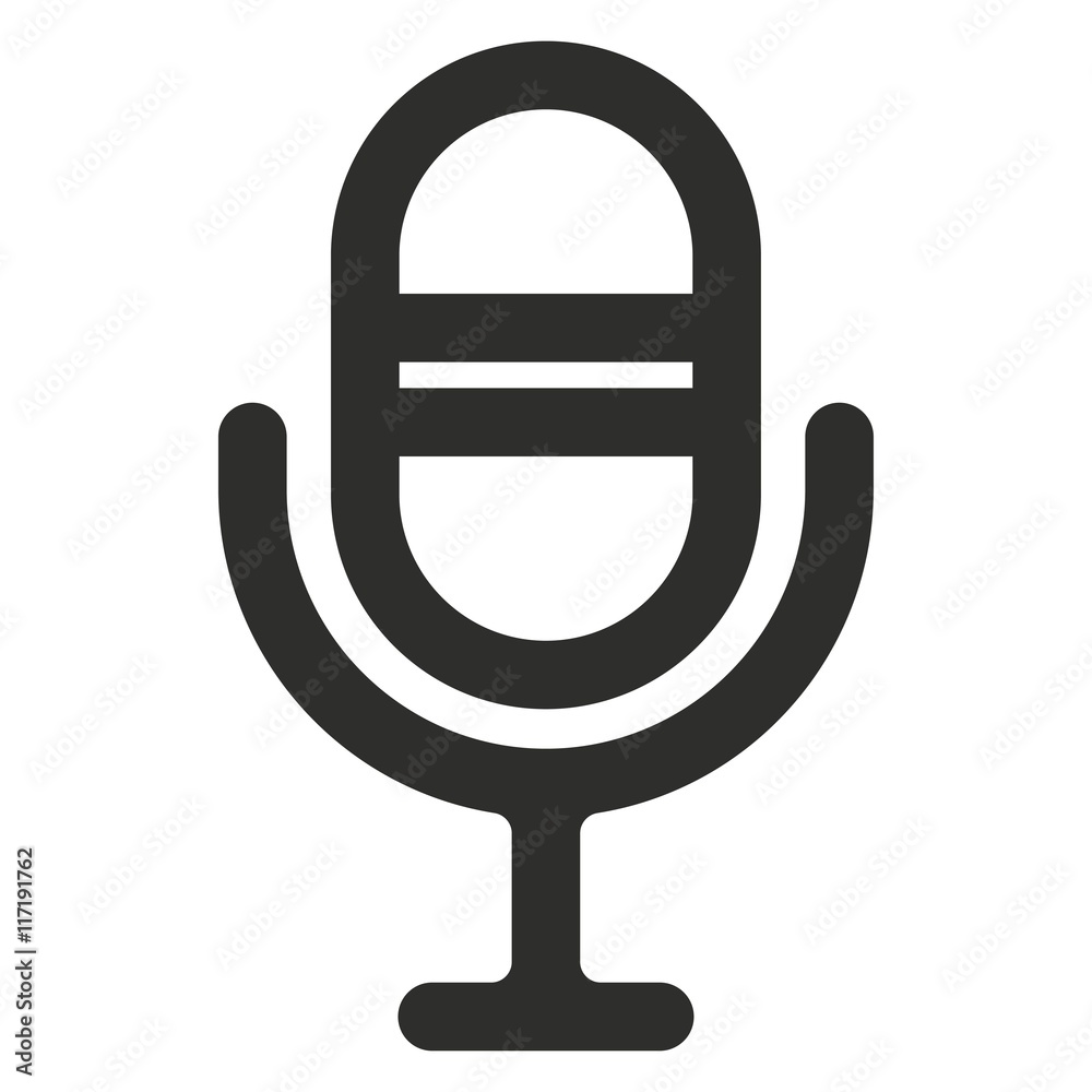 Microphone - vector icon. Microphone - vector icon.