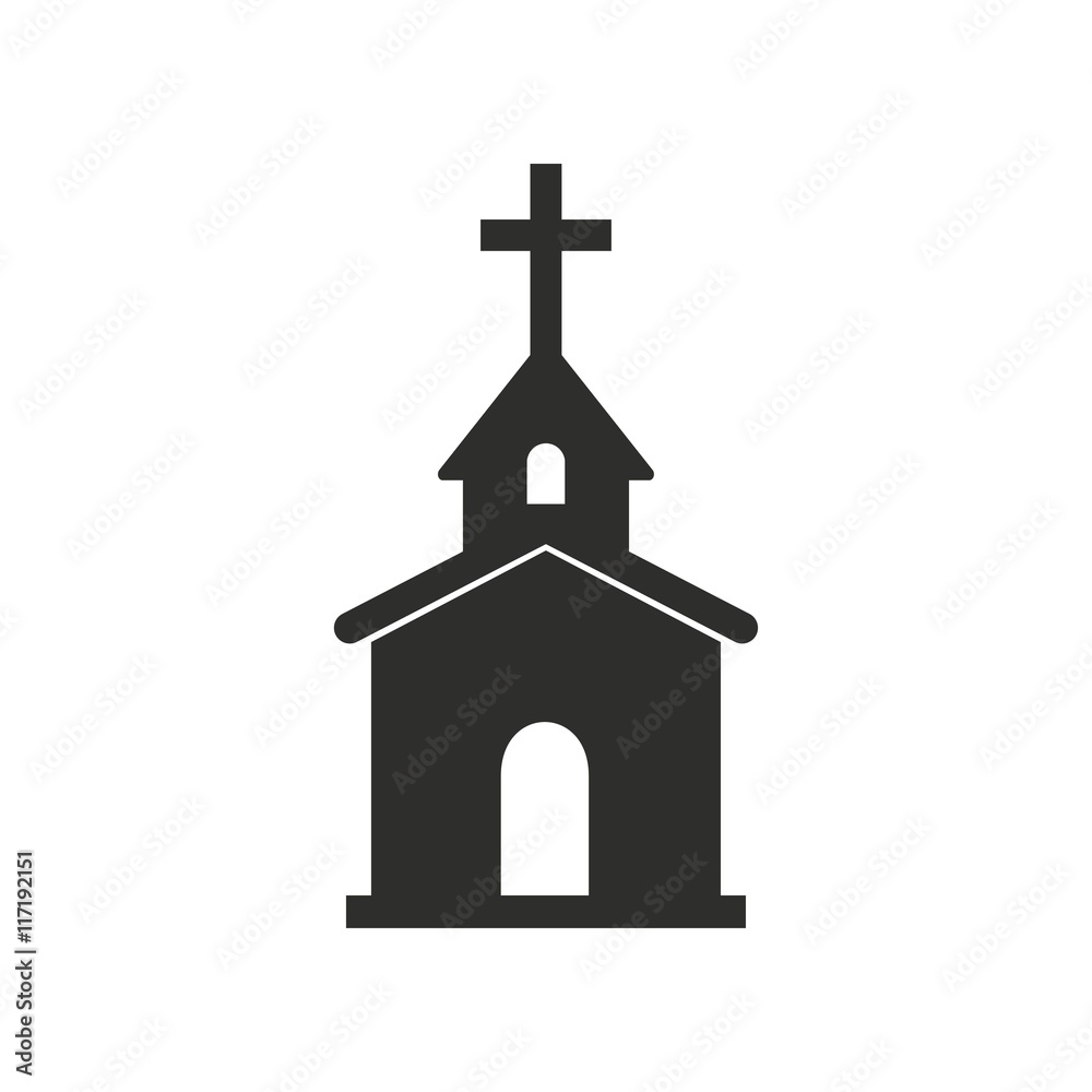 Church - vector icon.