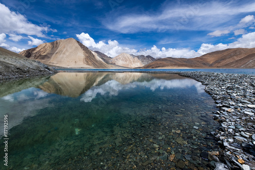 Beautiful Pangong Lake, Leh-Ladakh, Jammu and Kashmir, India