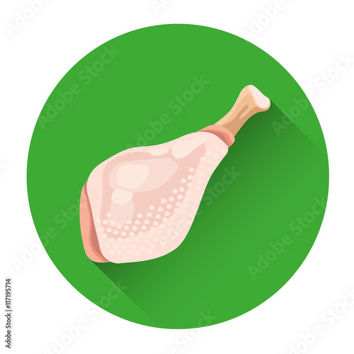 Whole Chicken Fresh Food Icon