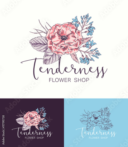 Flower Logo Shop
