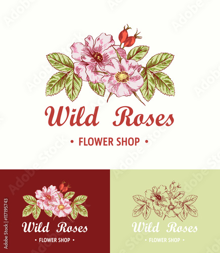 Flower Logo Shop