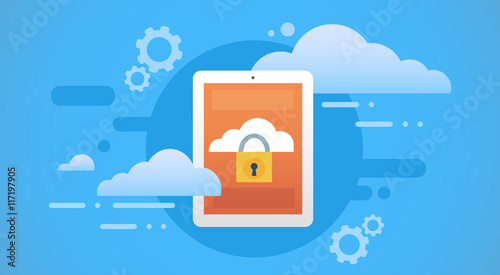 Tablet Computer Cloud Database Lock Screen Data Privacy Protection