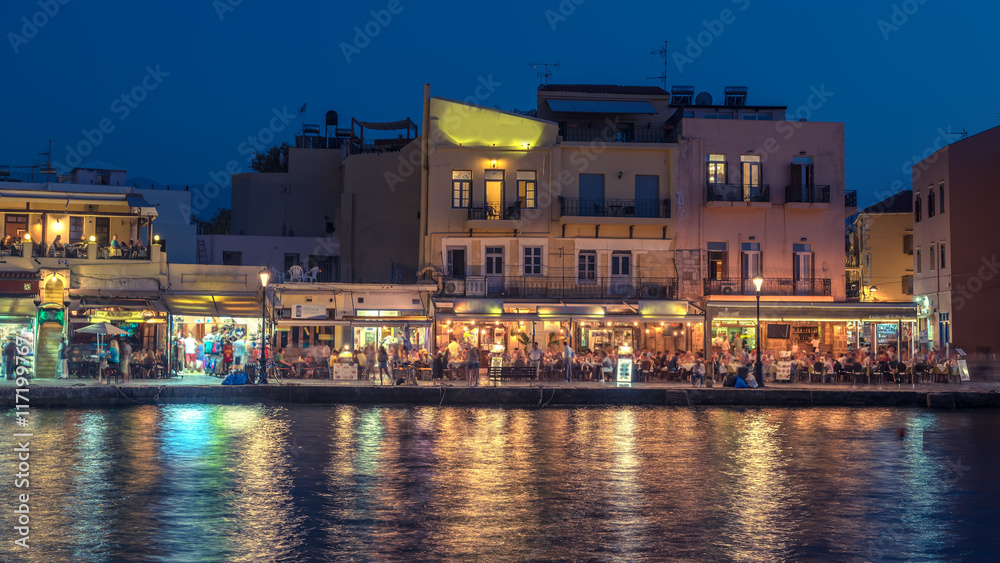 Chania, Crete, Greece: Old Town next to Venetian harbor