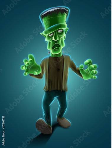 frankenstein illustration