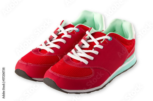 Rote Sportschuhe