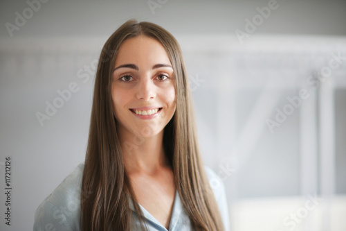 Portrait of beautiful inteligent young doctor