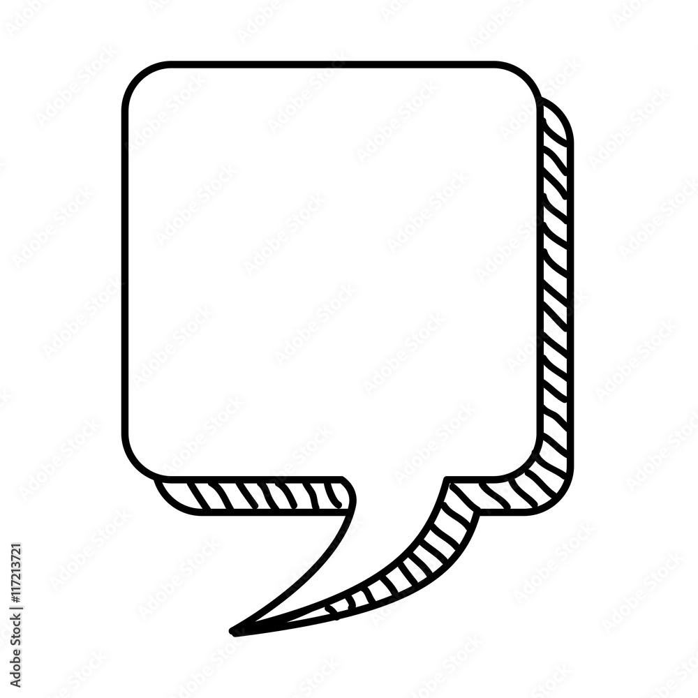 speech bubble monochrome message icon speech bubble monochrome message icon