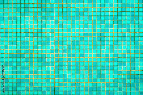 turquoise blue and green mosaic background