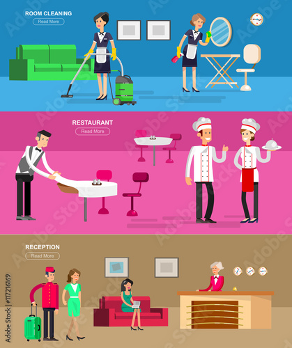 Hotel staff and service 