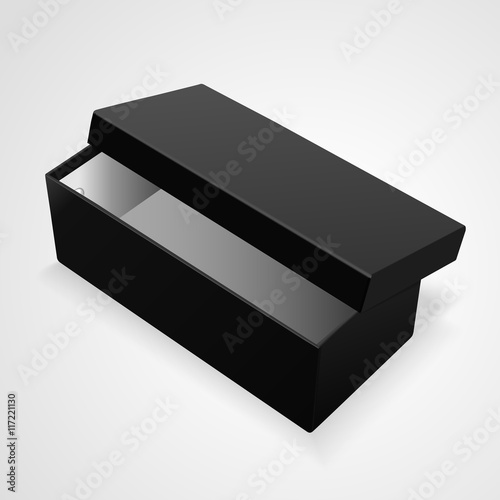 blank shoes box