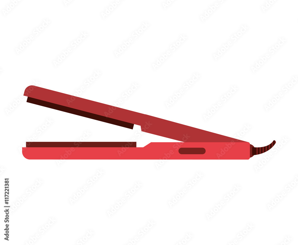 hairdressing equipment isolated icon hairdressing equipment isolated icon