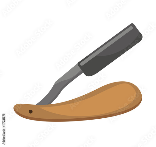 hairdressing equipment isolated icon