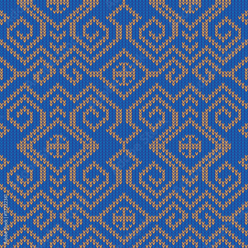 Knitted Pattern Texture design. Abstract Background.